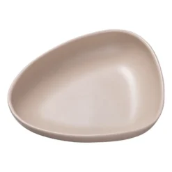 Curve Stoneware djup tallrik 19x22 cm, Sand