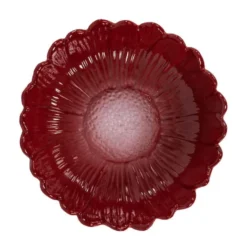 Dagny djupt fat Ø20 cm, Vinröd