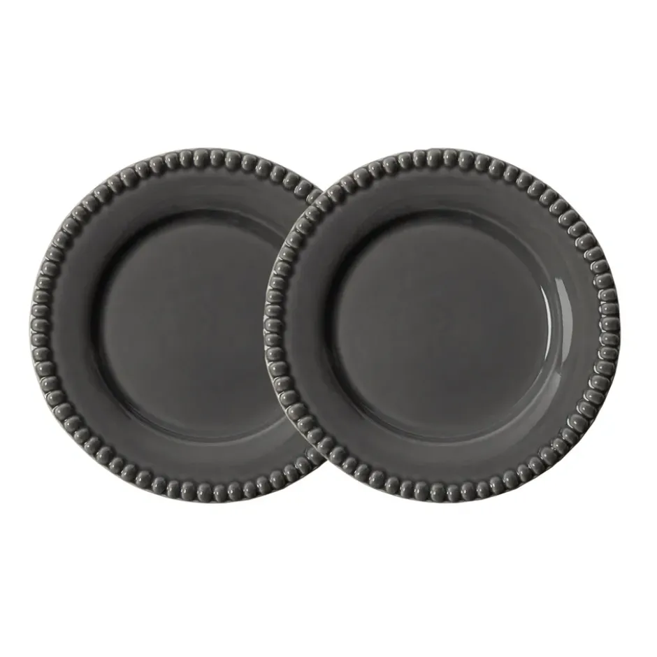 Daria desserttallrik Ø22 cm 2-pack, Clean grey