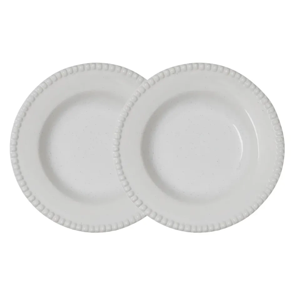 Daria djup tallrik Ø26 cm 2-pack, Cotton white shiny