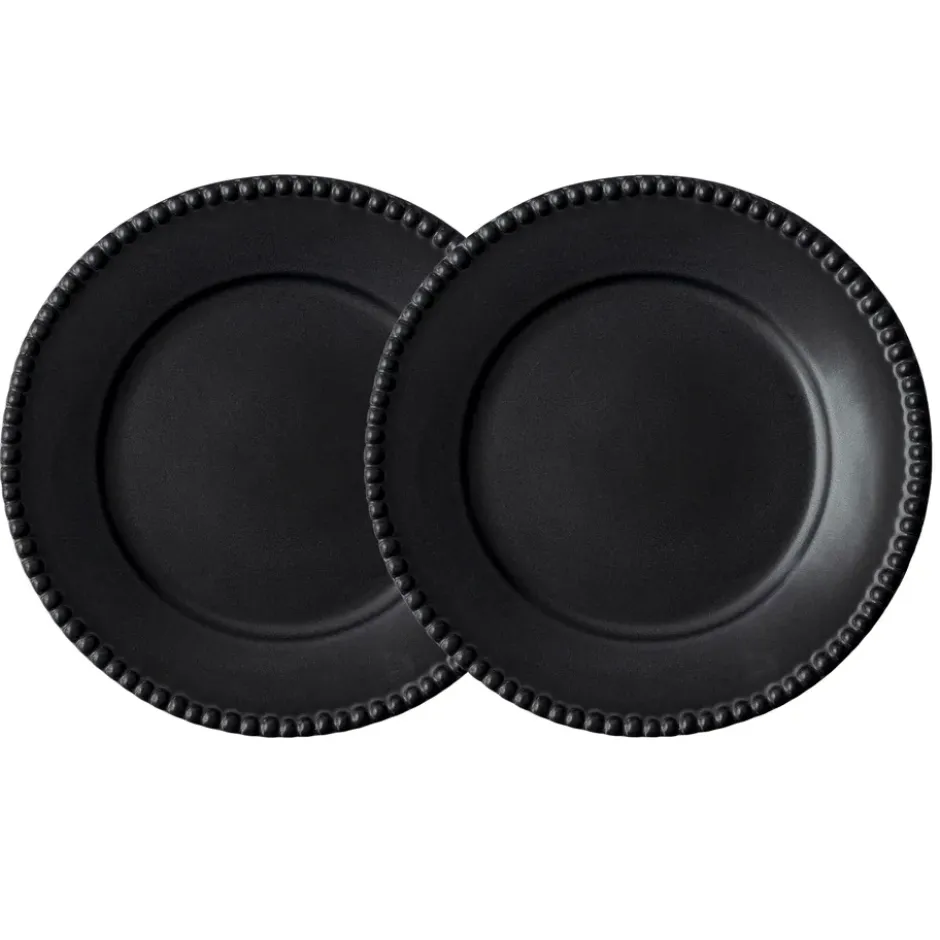 Daria mattallrik Ø28 cm 2-pack, Ink black