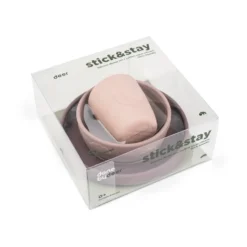 Deer Friends Stick&Stay barnservis 3 delar, Powder