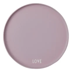 Design Letters favorittallrik Ø22 cm, Love-lavender