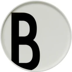 Design Letters tallrik, B