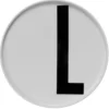 Design Letters tallrik, L