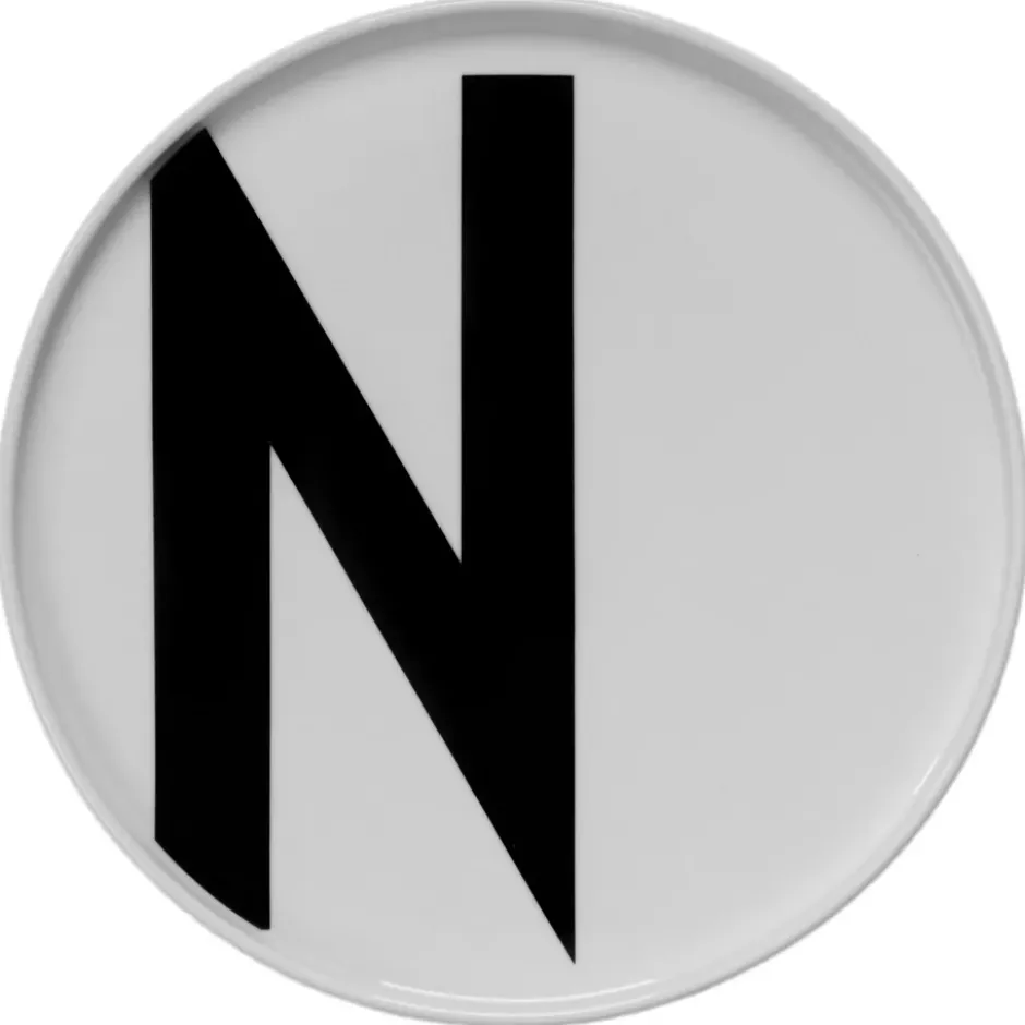 Design Letters tallrik, N