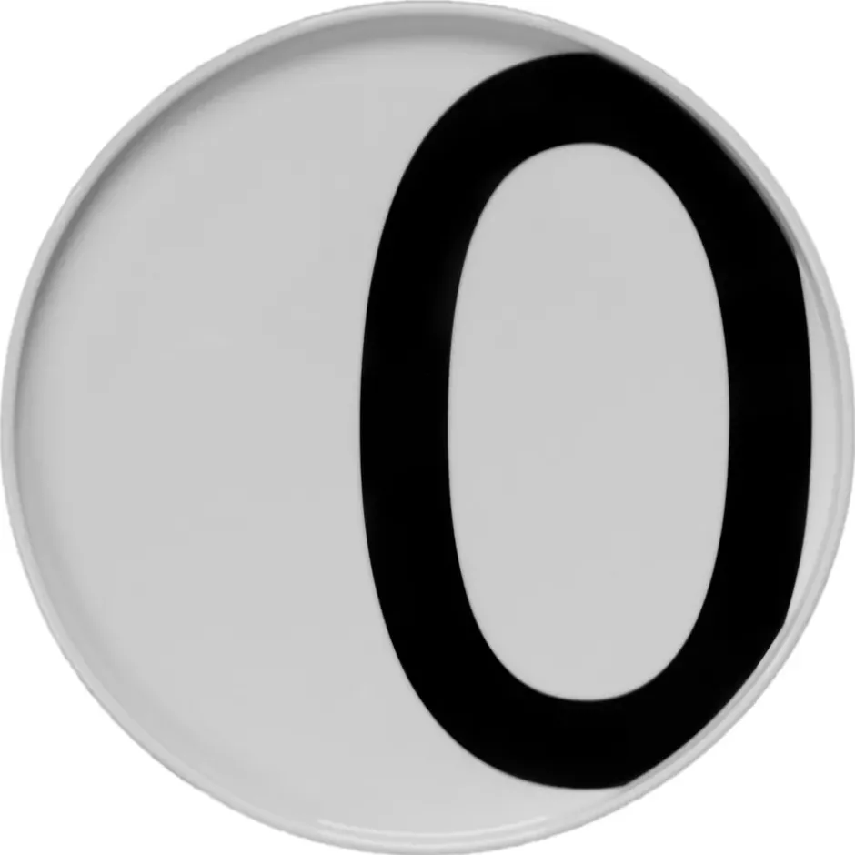 Design Letters tallrik, O