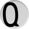 Design Letters tallrik, Q