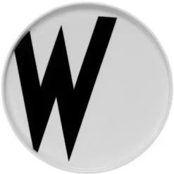 Design Letters tallrik, W