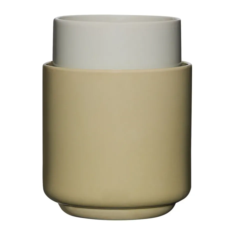Deux kruka set 2 delar, Light green-sand