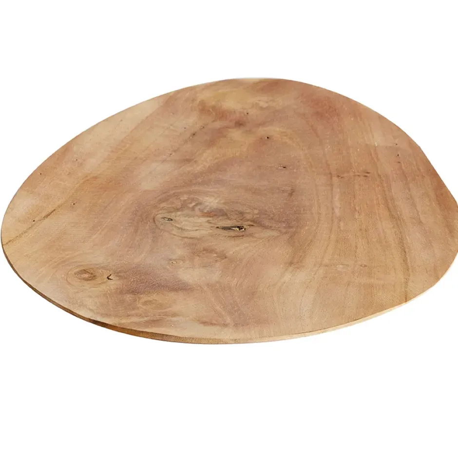 Drop tallrik 19x25 cm, Natur