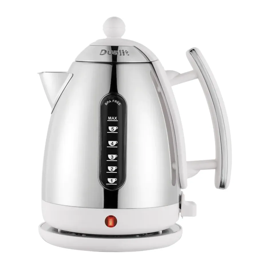 Dualit Lite vattenkokare 1,5 L, Vit-rostfri
