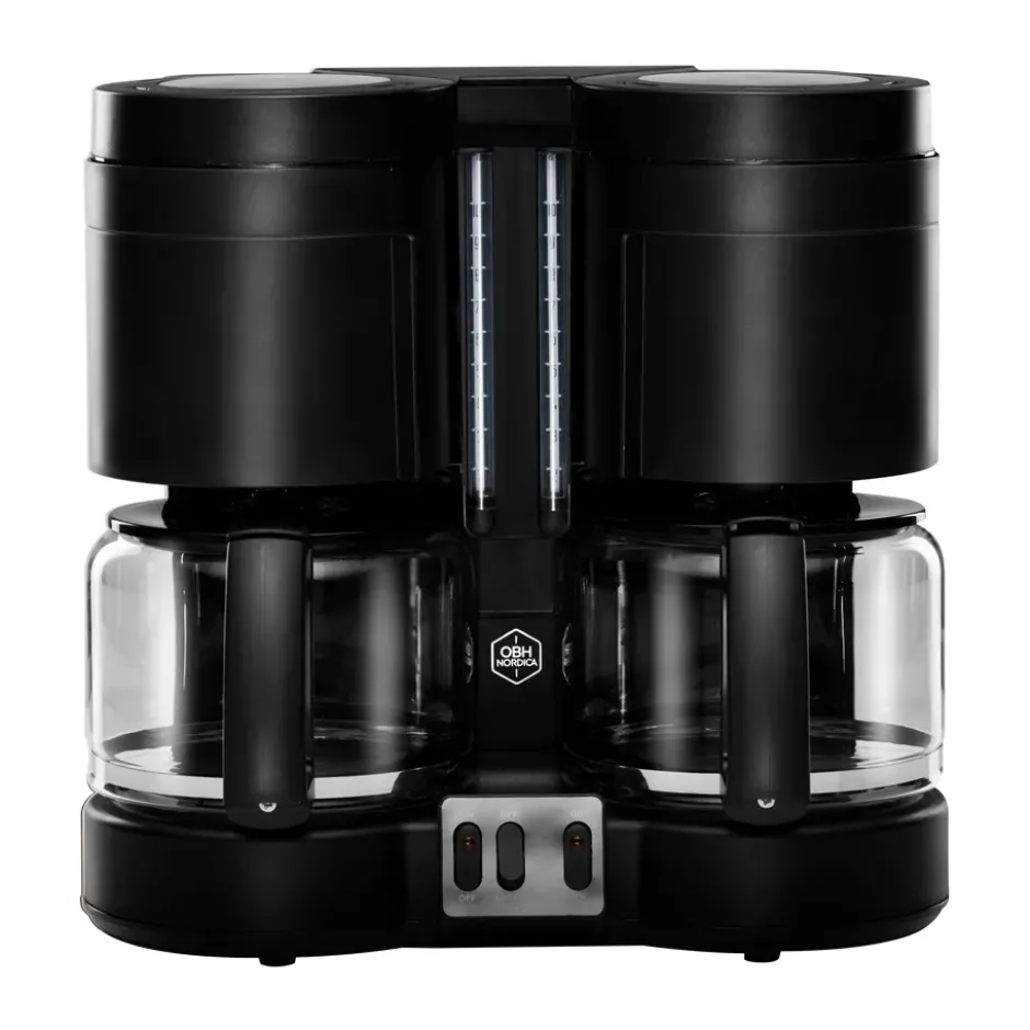 Duo Tech OP8508S0 kaffebryggare dubbel, Svart