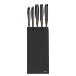 Edge knivblock med 5 knivar, Svart