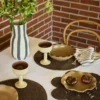 Elin bordstablett Ø38 cm, Coffee