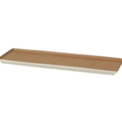 Eli tallrik 12x34 cm, Caramel brown