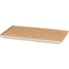 Eli tallrik 15x26 cm, Matte soft light camel