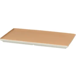 Eli tallrik 15x26 cm, Matte soft light camel