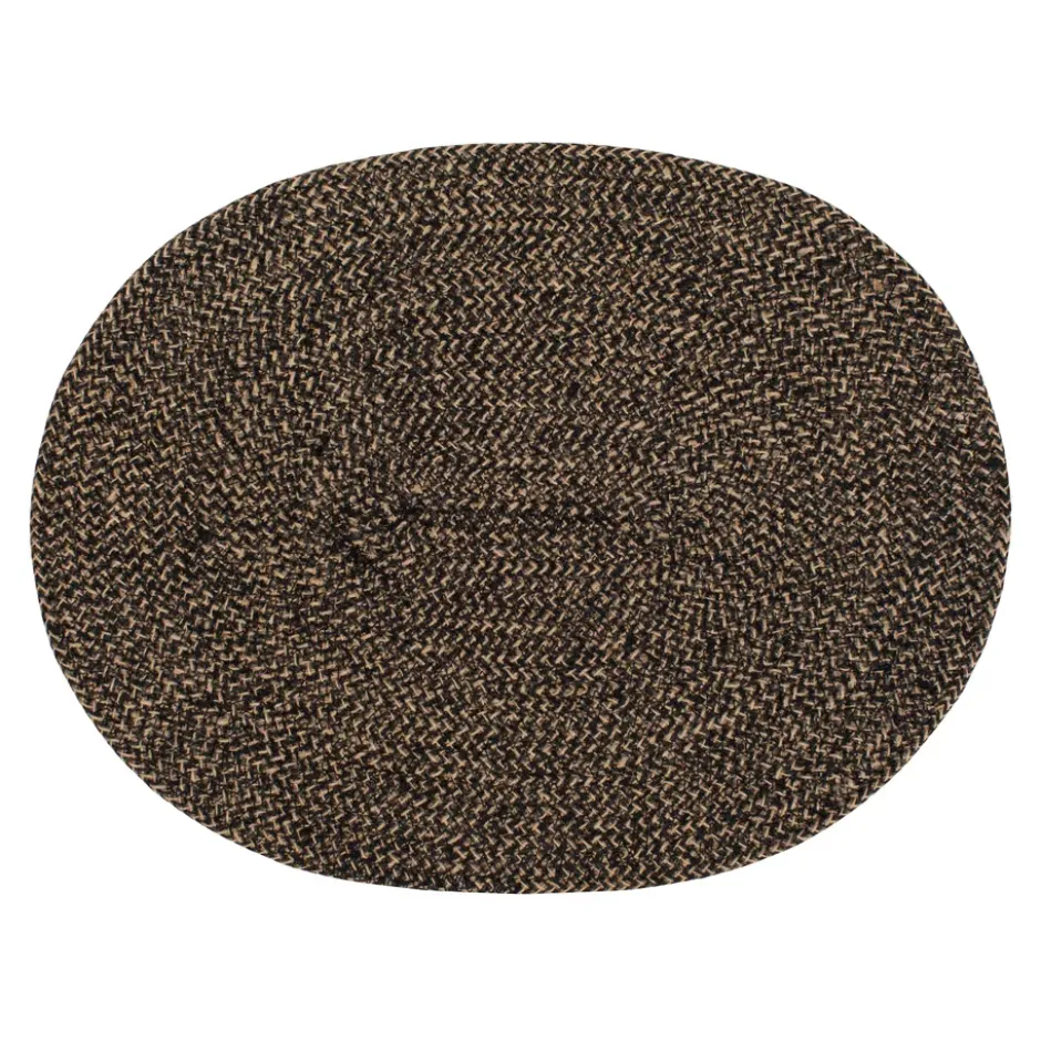 Ella bordstablett oval, Svart