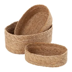 Emil brödkorg oval 3-pack, Natural