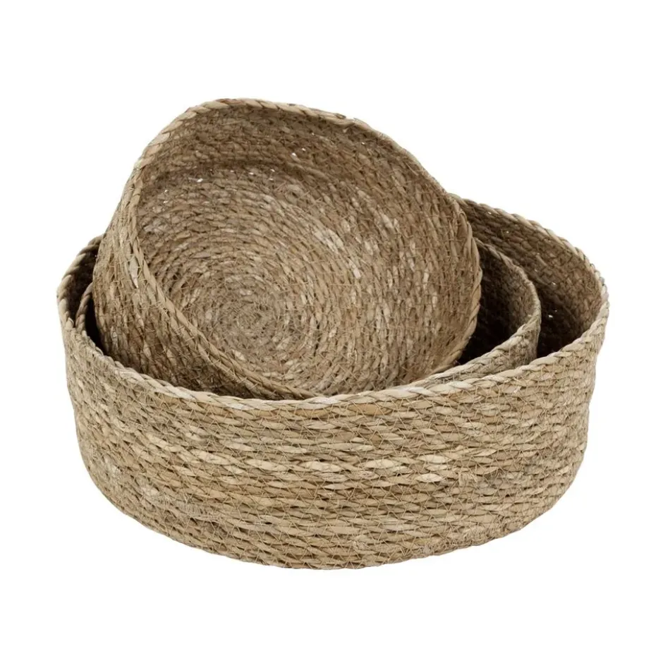 Emil brödkorg 3-pack, natur (beige)