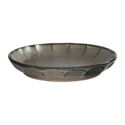 Ernst assiett stengods, Grå-natur, Ø17x3 cm