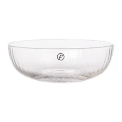 Ernst glasskål räfflad Ø13 cm, Klar