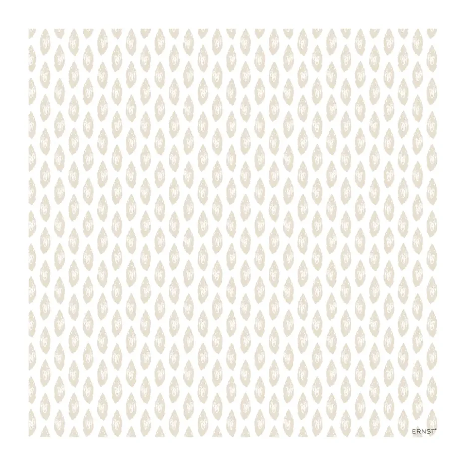 Ernst servett mandel 33x33 cm 20-pack, Vit-beige