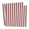 Ernst servett randig 33x33 cm 20-pack, Röd-vit