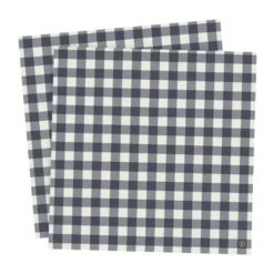 Ernst servett rutig 33x33 cm 20-pack, Blå-ljusgrå