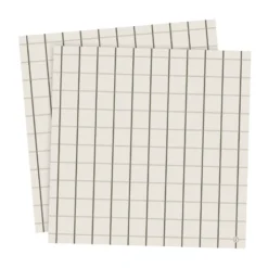 Ernst servett storrutig 33x33 cm 20-pack, Beige-grön