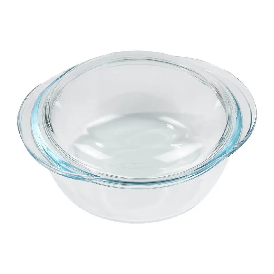 Essentials gryta med lock glas, 2,1 liter