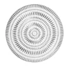 Ethno tallrik, 2-pack, kristallglas, Ø23 cm