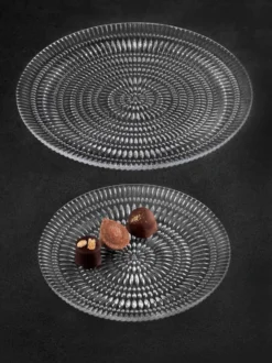 Ethno tallrik, 2-pack, kristallglas, Ø32 cm