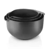 Eva Trio blandskål, Grey, 3 delar
