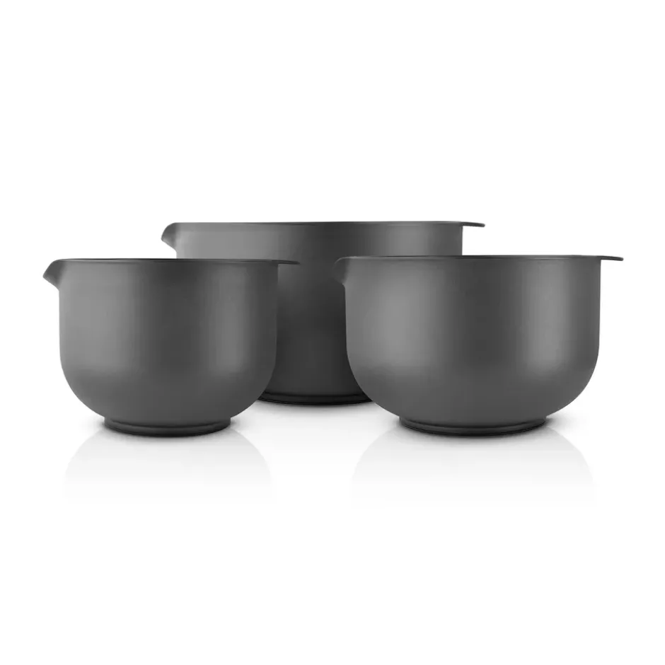 Eva Trio blandskål, Grey, 3 delar