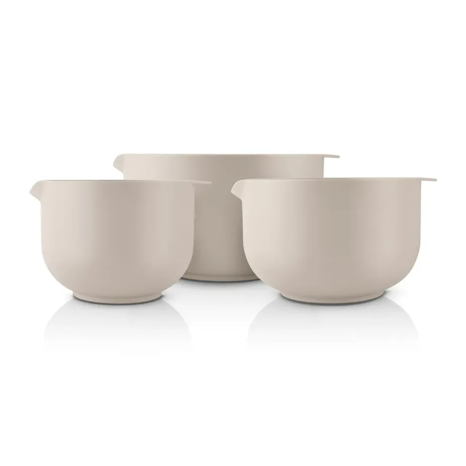 Eva Trio blandskål, Sand, 3 delar