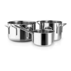 Eva Trio Stainless Steel grytset 3 delar, Rostfritt stål