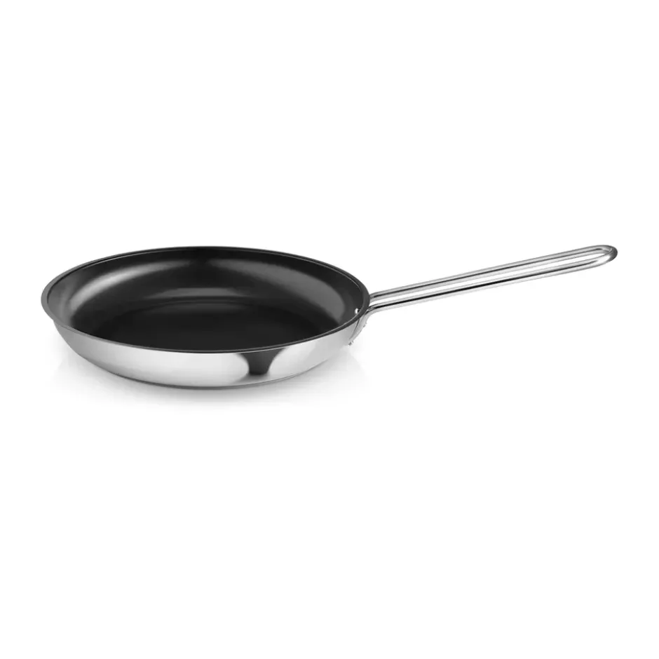 Eva Trio Stainless Steel Slip-Let keramisk stekpanna, 28 cm
