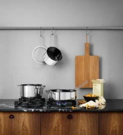 Eva Trio Stainless Steel Slip-Let keramisk traktörpanna, 24 cm