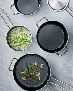 Eva Trio Stainless Steel Slip-Let keramisk traktörpanna, 24 cm