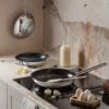 Eva Trio Stainless Steel Slip-Let keramisk stekpanna, 20 cm