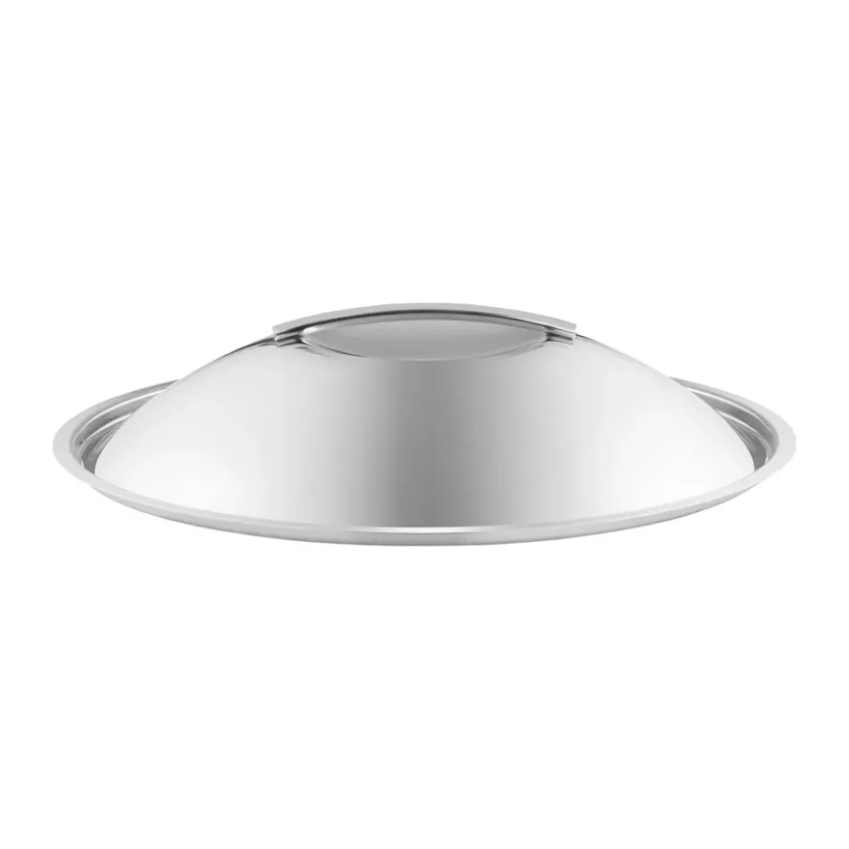 Eva Trio välvt lock återvunnet rostfritt stål, Ø32 cm