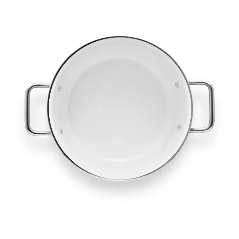 Eva Trio White Line Slip-Let keramisk gryta, 7 L
