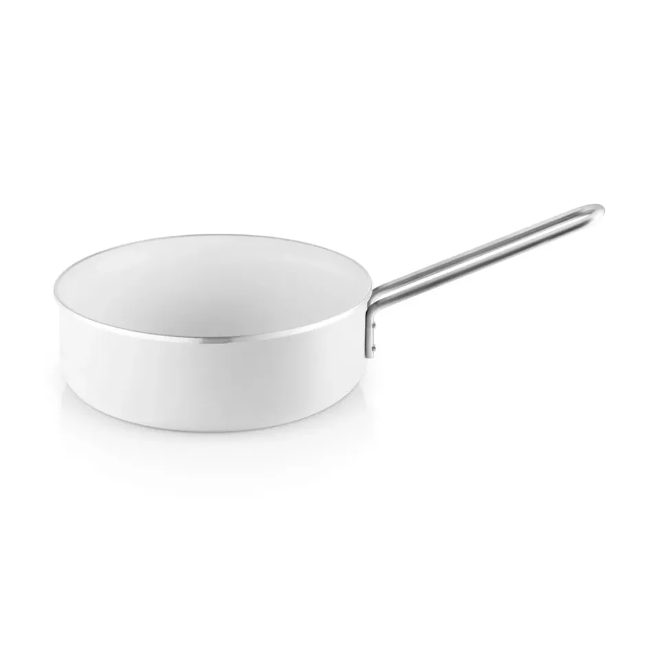 Eva Trio White Line Slip-Let keramisk traktörpanna, 24 cm