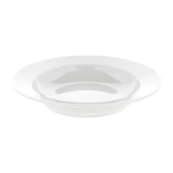 Eventail djup tallrik med kant Ø22 cm, Vit