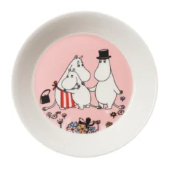 Familjemys mumin assiett, Ø15 cm