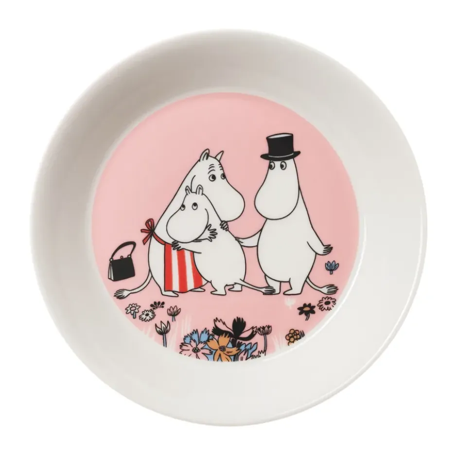 Familjemys mumin assiett, Ø15 cm