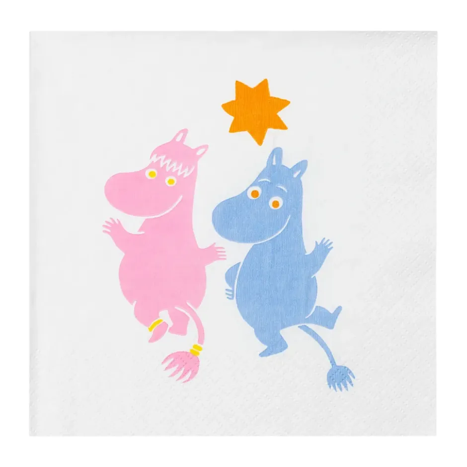Fest mumin pappersservetter 33x33 cm 20-pack, Multi