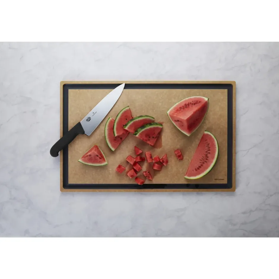 Fibrox kockkniv extra bred 20 cm, Rostfritt stål